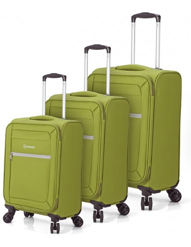 TROLLEY JUEGO DE 3 POLIESTER. 4 RUEDAS BZ5756