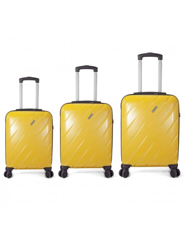 TROLLEY JUEGO DE 3 ABS 4 RUEDAS DOBLES. TSA BZ5787